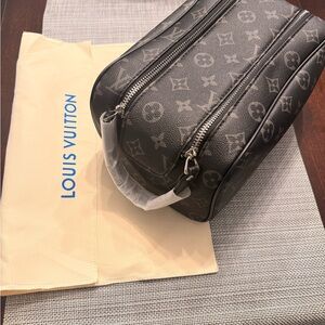 Louis Vuitton Black Monogram Toiletry Bag
